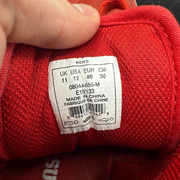 Supra Vaider Mid Red/White — Men’s Size 12 (US) - Picture 3 of 3